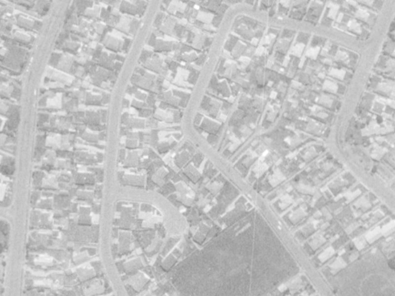 65 Colman Avenue from the air, 1975-1979