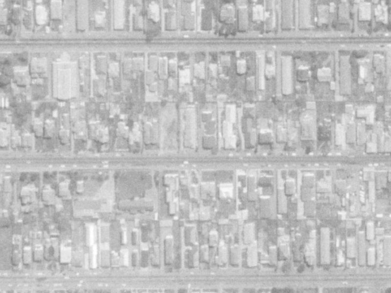 347 Worcester Street from the air, 1975-1979