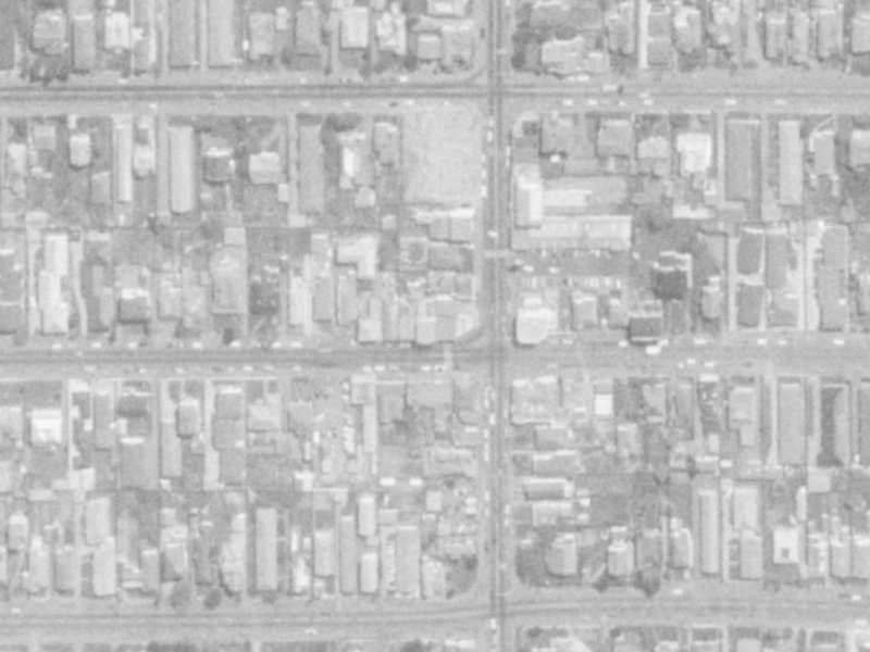 391A Worcester Street from the air, 1975-1979