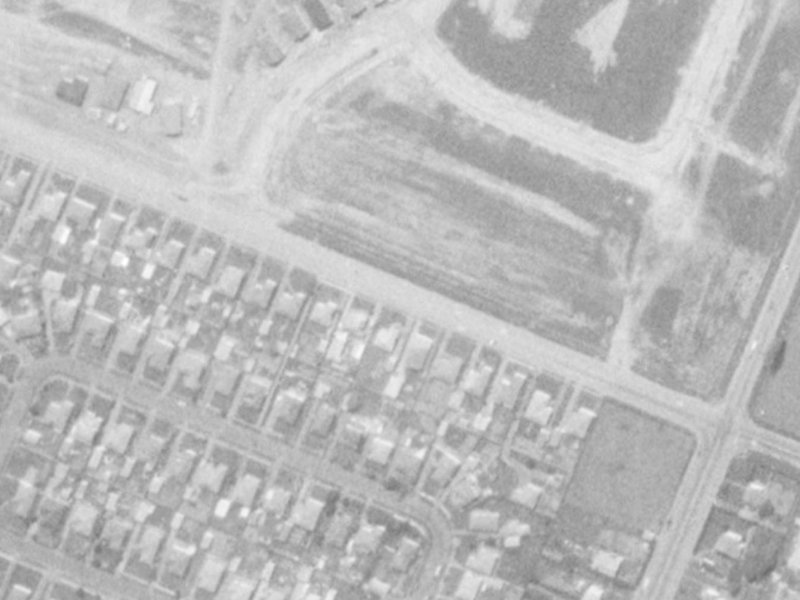 143A Buchanans Road from the air, 1975-1979