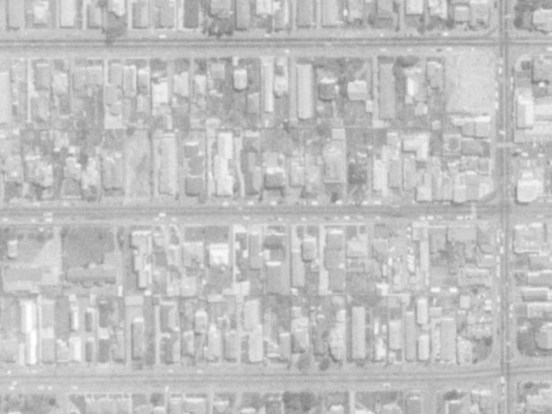 363A Worcester Street from the air, 1975-1979