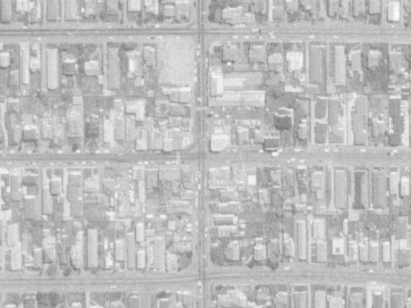 87 Stanmore Road from the air, 1975-1979