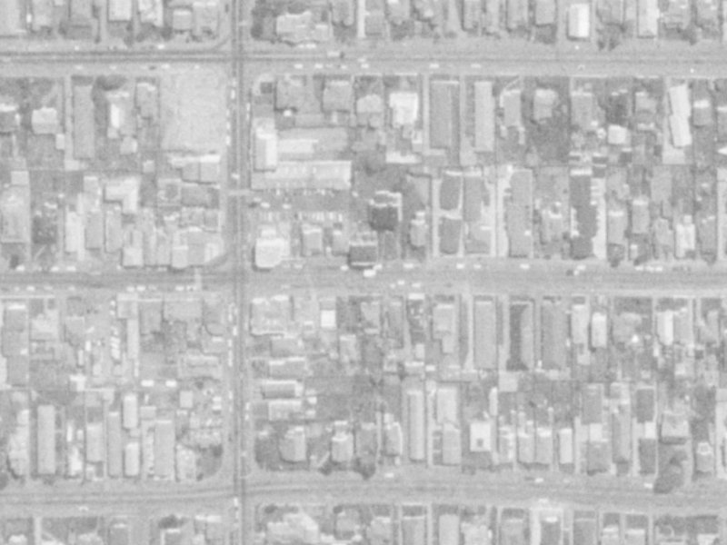 411A Worcester Street from the air, 1975-1979