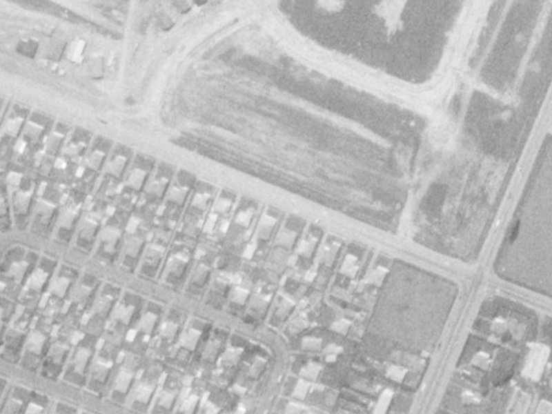 141 Buchanans Road from the air, 1975-1979