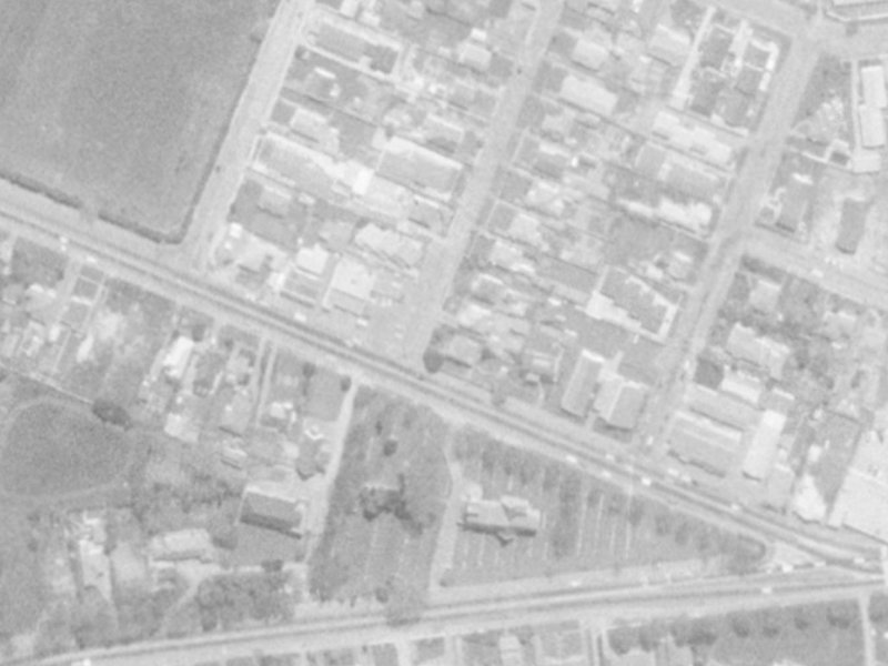 2 Angela Street from the air, 1975-1979