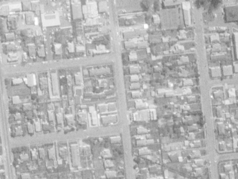 77 Picton Avenue from the air, 1975-1979