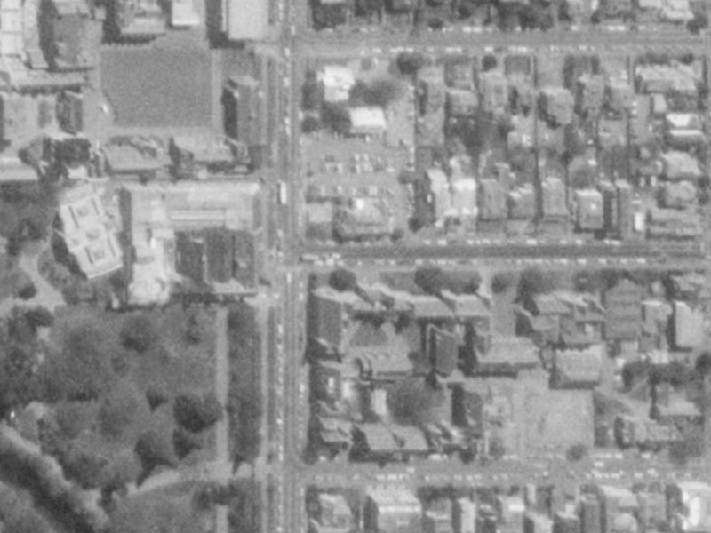 6 Worcester Street from the air, 1975-1979