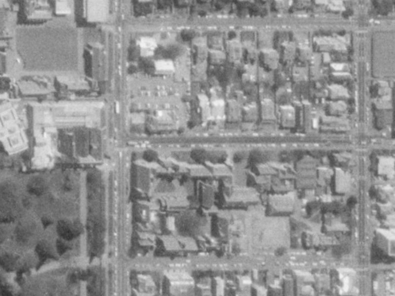 4-20 Worcester Boulevard from the air, 1975-1979