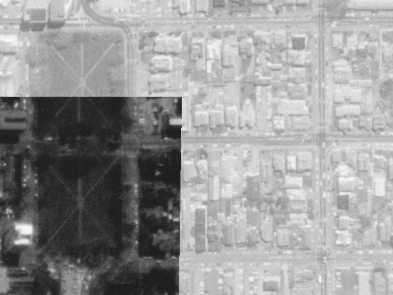 184 Worcester Street from the air, 1975-1979