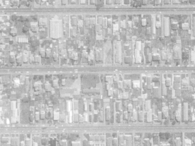 6/324 Worcester Street from the air, 1975-1979