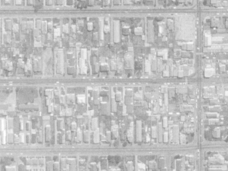2/360 Worcester Street from the air, 1975-1979