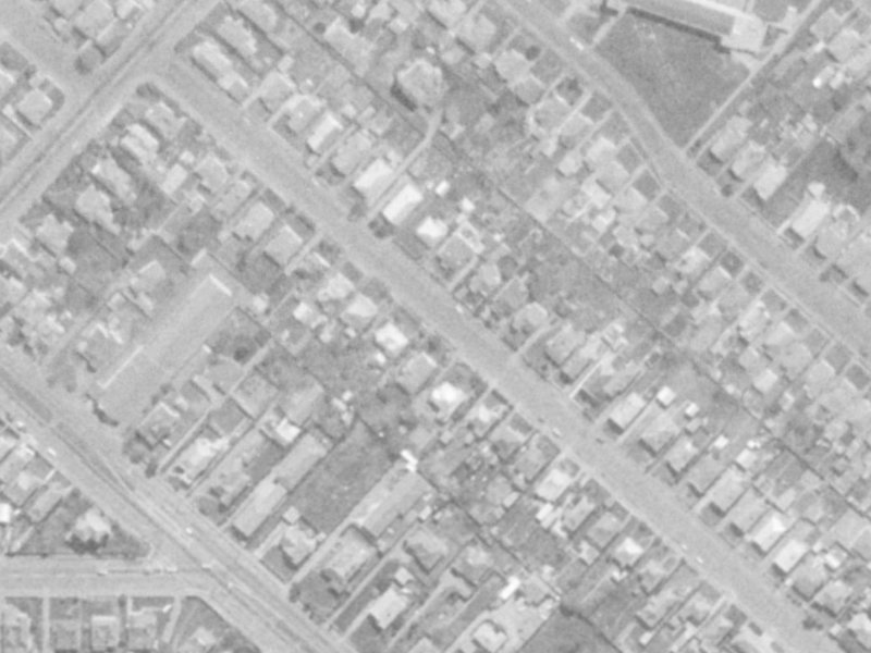 38 Norwich Street from the air, 1975-1979