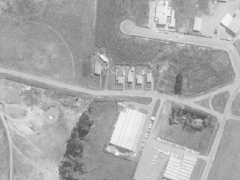 19-25 Taurus Place from the air, 1975-1979