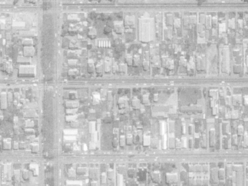 306 Worcester Street from the air, 1975-1979