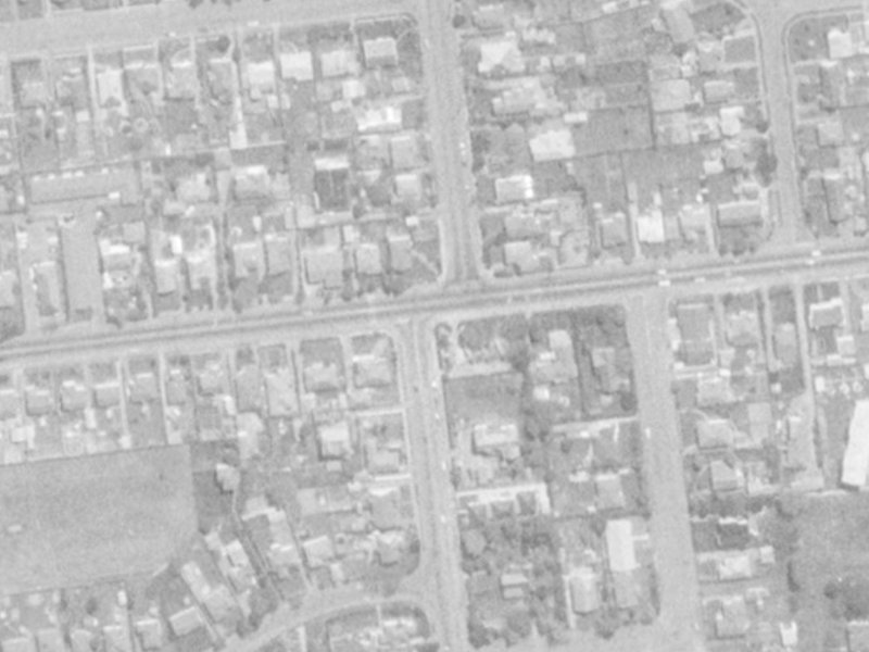 305A Riccarton Road from the air, 1975-1979