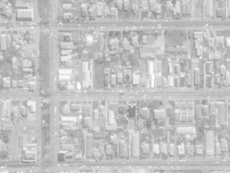 349 Hereford Street from the air, 1975-1979