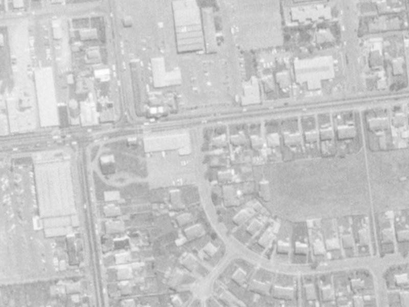 52 Auburn Avenue from the air, 1975-1979