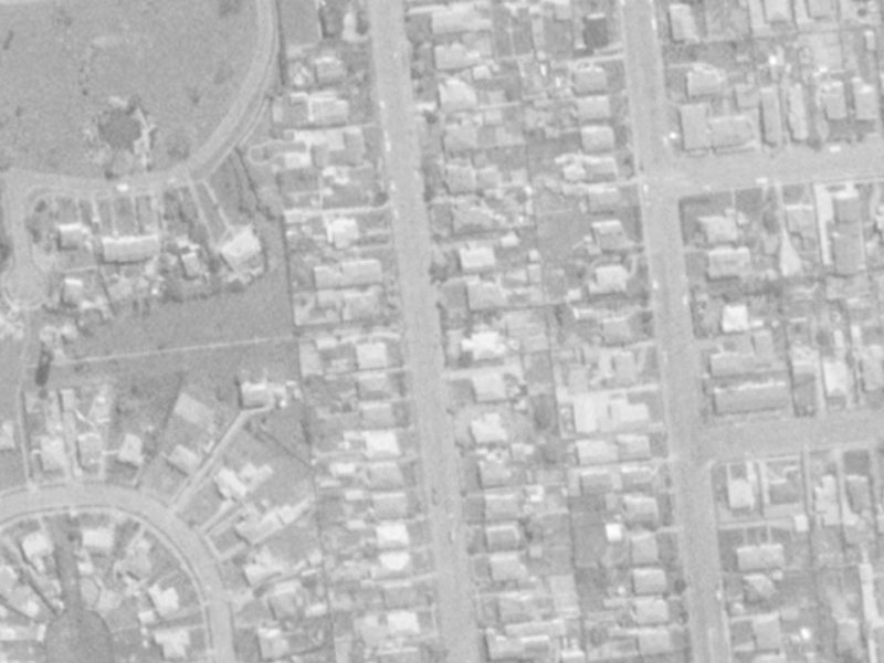 98 Rattray Street from the air, 1975-1979