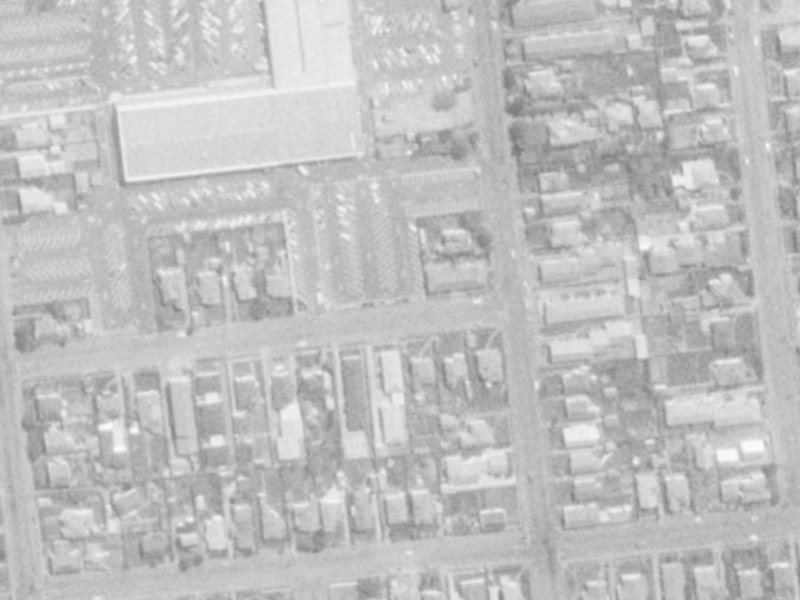 9 Maxwell Street from the air, 1975-1979