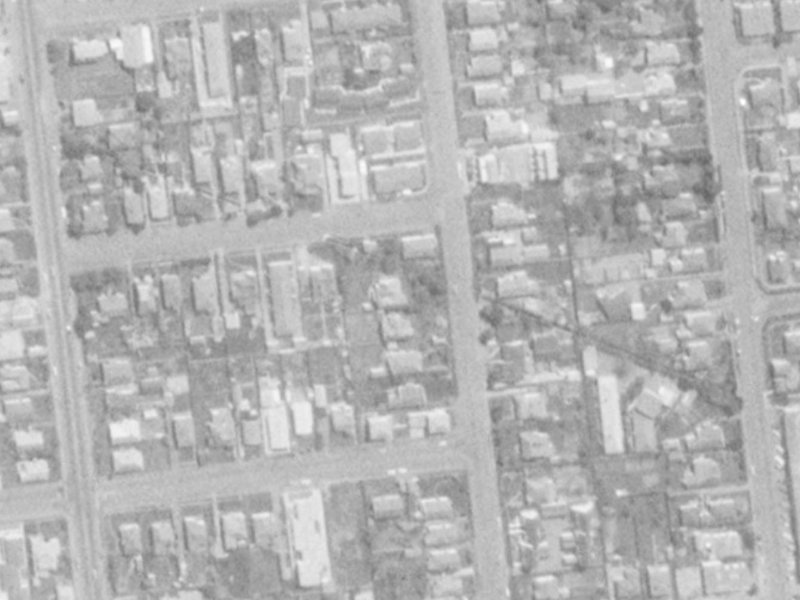 67 Picton Avenue from the air, 1975-1979