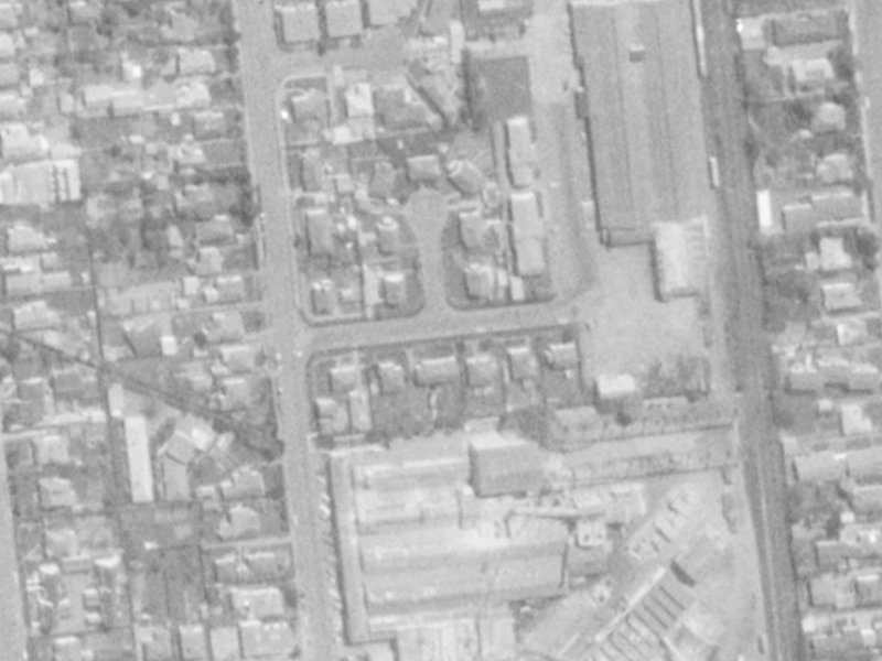 5 Kyle Street from the air, 1975-1979