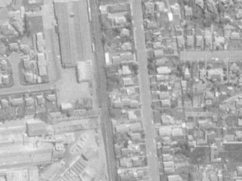 55C Brockworth Place from the air, 1975-1979