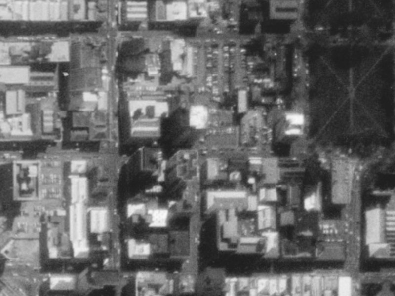 101/210 Huanui Lane from the air, 1975-1979