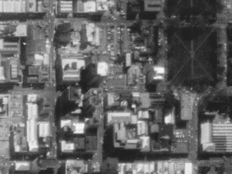 6/197 Hereford Street from the air, 1975-1979