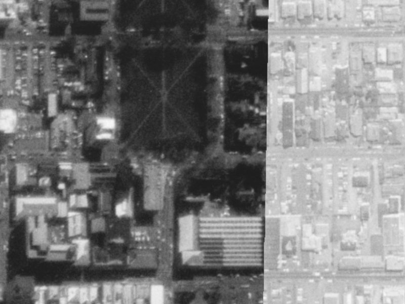 3 Latimer Square from the air, 1975-1979