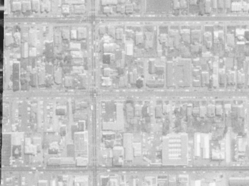 267 Hereford Street from the air, 1975-1979