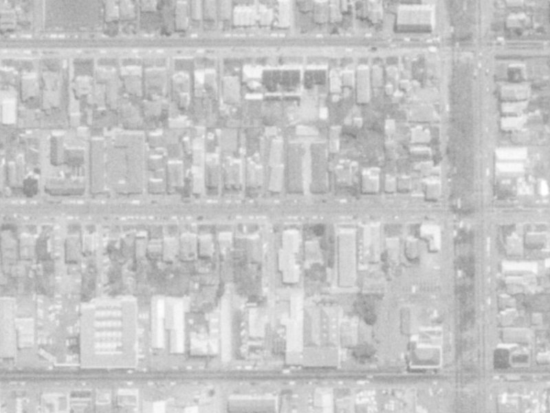 312 Hereford Street from the air, 1975-1979