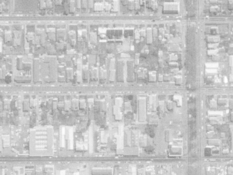 314 Hereford Street from the air, 1975-1979
