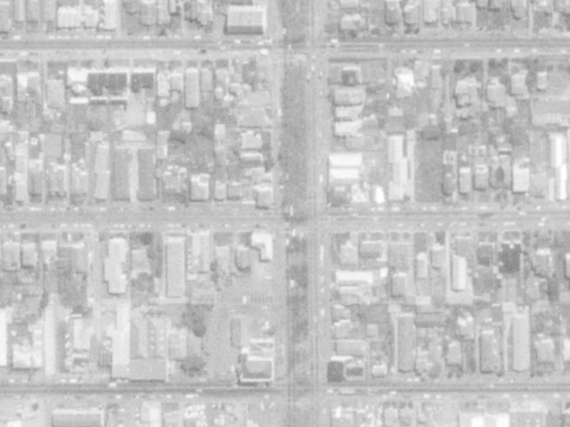 336 Hereford Street from the air, 1975-1979