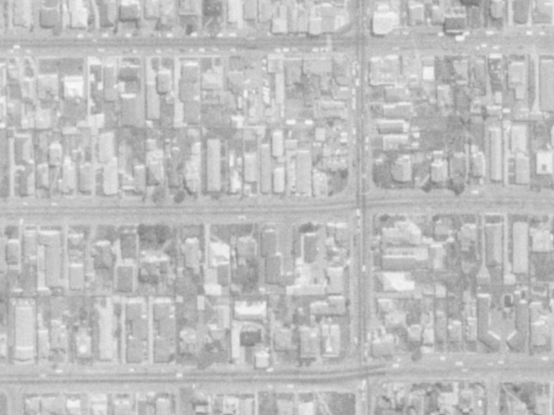 422A Hereford Street from the air, 1975-1979