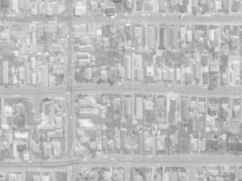 452 Hereford Street from the air, 1975-1979