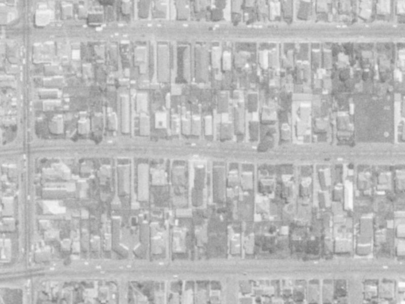 470 Hereford Street from the air, 1975-1979