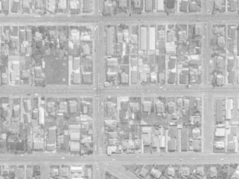 517A Hereford Street from the air, 1975-1979