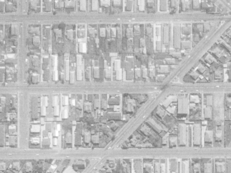 569 Hereford Street from the air, 1975-1979