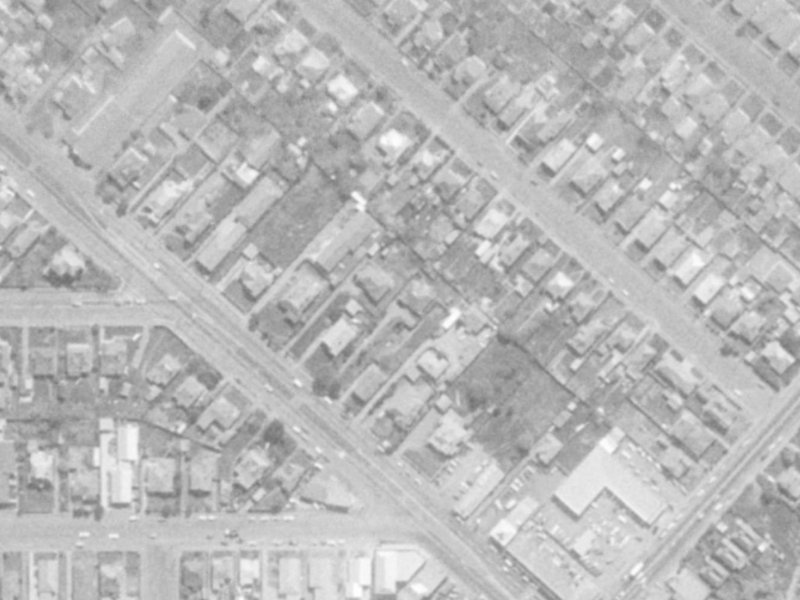 211 Linwood Avenue from the air, 1975-1979