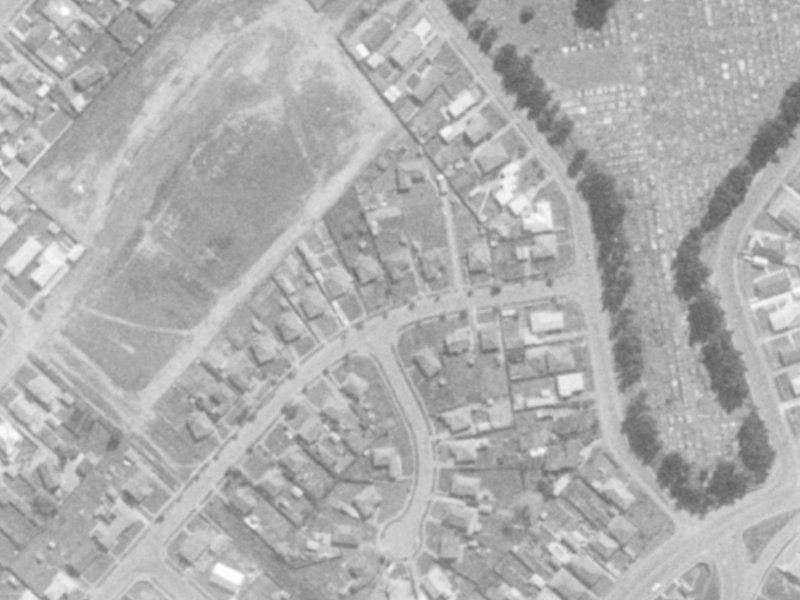 67 Jollie Street from the air, 1975-1979
