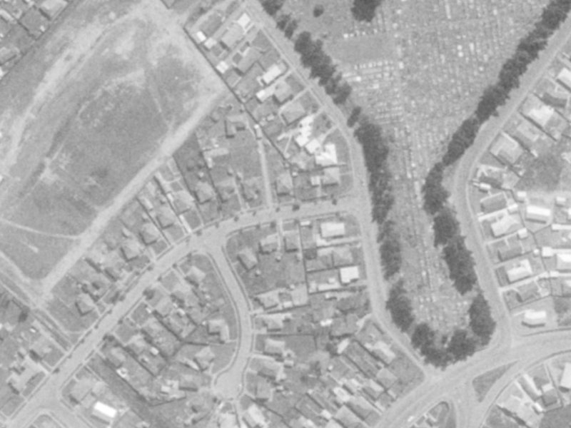 73 Jollie Street from the air, 1975-1979