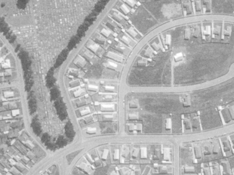 11 Kuaka Crescent from the air, 1975-1979