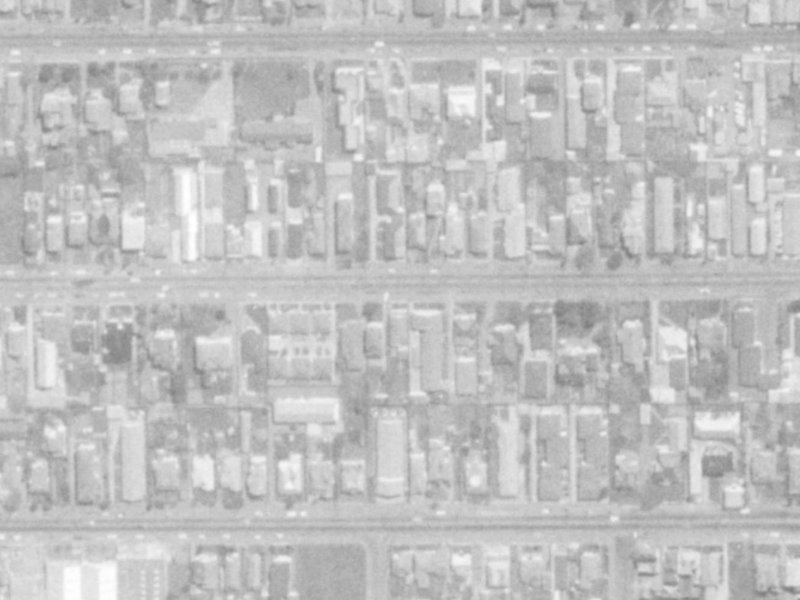 388 Hereford Street from the air, 1975-1979