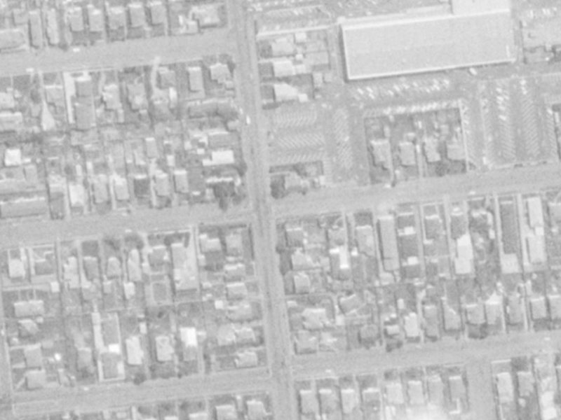 33 Maxwell Street from the air, 1975-1979