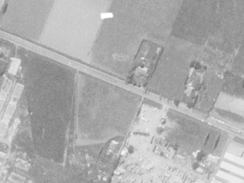 97 Buchanans Road from the air, 1975-1979
