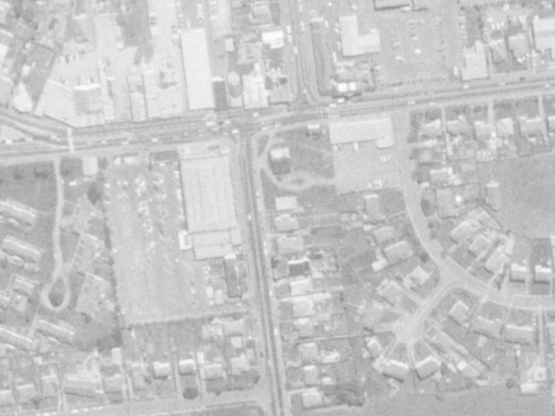 7 Hansons Lane from the air, 1975-1979