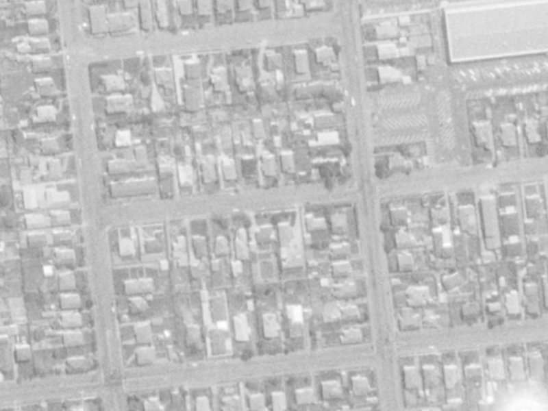 39A Maxwell Street from the air, 1975-1979