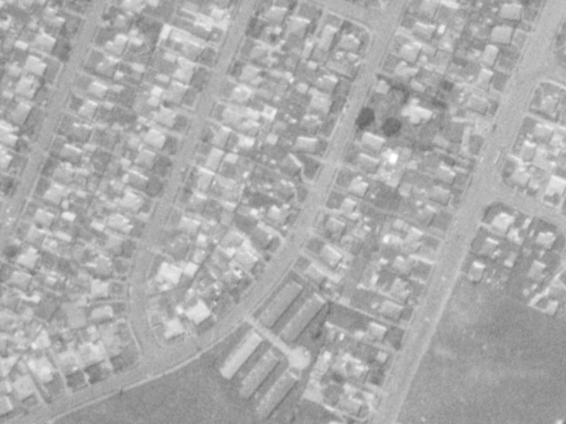 47 Manurere Street from the air, 1975-1979