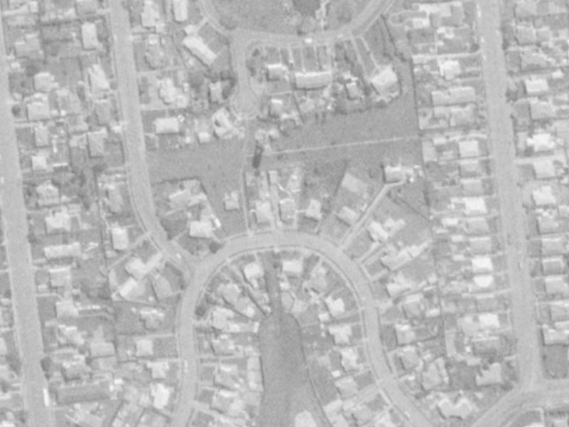 24 Piko Crescent from the air, 1975-1979