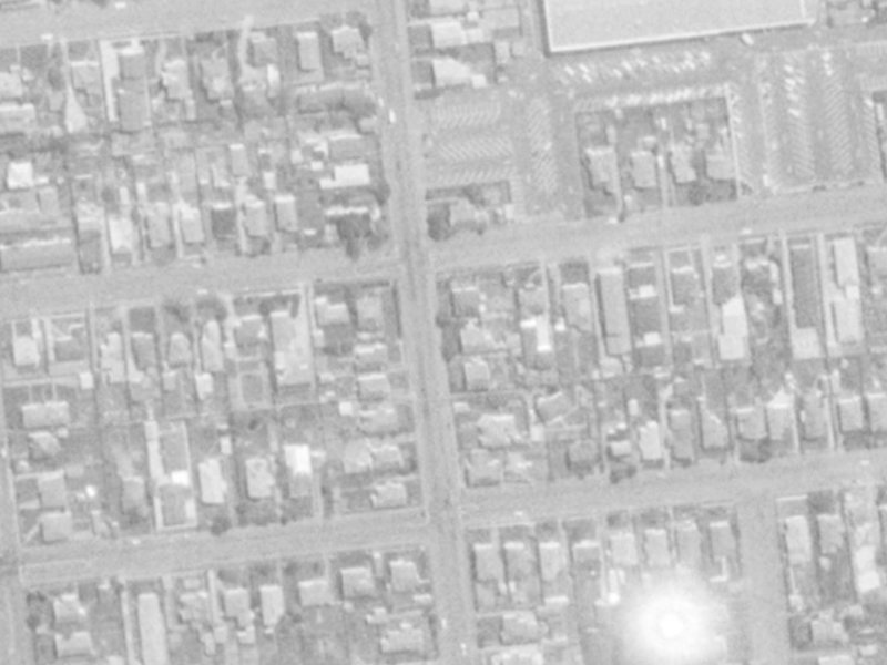 86 Matipo Street from the air, 1975-1979